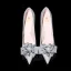 High End Glitzernden Silber Brautschuhe 2019 Kristall Strass Pailletten 6 cm Stilettos Spitzschuh Hochzeit Pumps