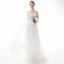 Modern / Fashion Ivory Evening Dresses  2019 A-Line / Princess Off-The-Shoulder Sequins Short Sleeve Backless Floor-Length / Long Formal Dresses
