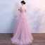 Chic / Beautiful Candy Pink Prom Dresses 2018 A-Line / Princess Glitter Rhinestone Scoop Neck Backless Sleeveless Floor-Length / Long Formal Dresses