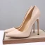 Edles Burgunderrot Abend Pumps 2019 Lackleder 12 cm Stilettos Spitzschuh Pumps