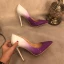 Mote Elfenben Purple Aften Pumps 2019 Patent Lær 12 cm Stiletthæler Spisse Pumps