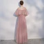 Chic / Beautiful Casual Pearl Pink Evening Dresses  2018 A-Line / Princess Spaghetti Straps Backless Short Sleeve Floor-Length / Long Formal Dresses