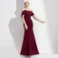 Elegante Ivory / Creme Abendkleider 2020 Meerjungfrau Spaghettiträger Kurze Ärmel Rückenfreies Lange Festliche Kleider
