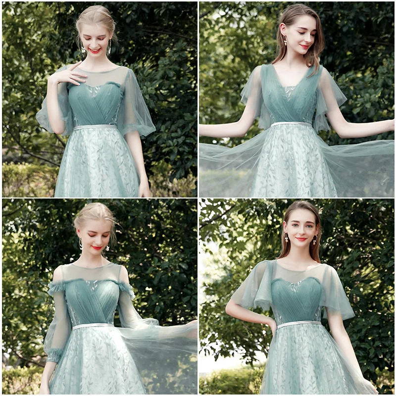 strapless open back dress 2023 Elegant Party Dress Prom Dresses Mint Green Adjustable Straps Shi   Mega Mart Center