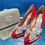 Glittrande Silver Brudskor 2019 Bröllop Läder Rhinestone Fjäril Paljetter 8 cm Stilettklackar Spetsiga Pumps