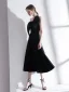 Modern / Fashion Black Homecoming Graduation Dresses 2020 A-Line / Princess Strapless Bow Sleeveless Backless Tea-length Formal Dresses