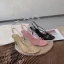 Sexy Noire Cocktail Sandales Femme 2021 7 cm Talons Aiguilles Peep Toes / Bout Ouvert Sandales Talons Hauts