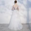 Élégant Multi-Couleurs Plage Robe De Mariée 2018 Princesse Appliques Encolure Dégagée Dos Nu Sans Manches Fendue devant Train De Balayage Mariage