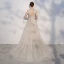 Élégant Champagne Transparentes Robe De Mariée 2018 Princesse Étoile Noeud Encolure Dégagée Dos Nu Sans Manches Tribunal Train Mariage