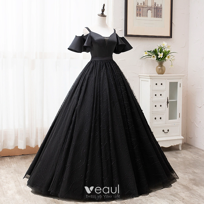 Black prom gown 2019 outlet