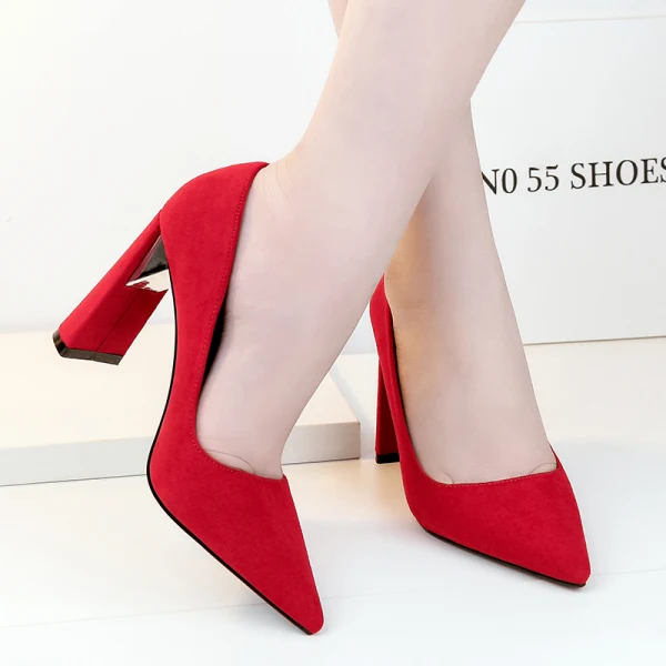 Chic / Beautiful Black Casual Pumps 2019 Suede 10 cm Stiletto Heels Pointed Toe Pumps