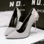 Stilig Brun Casual Pumps 2019 Mocka Nit 10 cm Stilettklackar Spetsiga Pumps