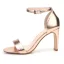 Simple Argenté Désinvolte Sandales Femme 2020 Bride Cheville 9 cm Talons Épais Peep Toes / Bout Ouvert Sandales