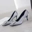 Fashion Ocean Blue Evening Party Pumps 2020 Satin Rhinestone 9 cm Stiletto Heels Pointed Toe Pumps