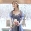 Fashion Ocean Blue Prom Dresses 2021 A-Line / Princess Square Neckline Rhinestone Sequins Short Sleeve Backless Bow Floor-Length / Long Formal Dresses