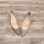Modest / Simple Grey Office Pumps 2020 Suede 10 cm Stiletto Heels Pointed Toe Pumps