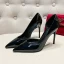 Modest / Simple Nude Office OL Womens Shoes 2020 Patent Leather 10 cm Stiletto Heels Pointed Toe High Heels