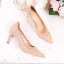 Chic / Beautiful Black Pierced Casual Pumps 2020 Lace 7 cm Stiletto Heels Pointed Toe Pumps