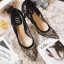 Sexy Black Evening Party Pierced Pumps 2020 Lace 10 cm Stiletto Heels Pointed Toe Pumps