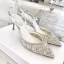 Mode Elfenben Bröllop Brudskor 2020 Ankelband Rhinestone 10 cm Stilettklackar Spetsiga Sandaler