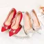 Charming Red Wedding Shoes 2020 Pearl Rhinestone Flower Lace 9 cm Stiletto Heels Pointed Toe Wedding Pumps