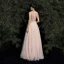 Elegant Gold Evening Dresses  2020 A-Line / Princess Scoop Neck Beading Rhinestone Sleeveless Floor-Length / Long Formal Dresses