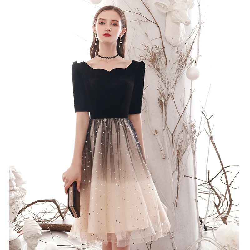 white christmas dresses Blue Gradient Tulle Long Prom Dress, A-Line Strapless Evening Party Dr
