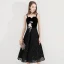 Fashion Ivory Homecoming Graduation Dresses 2020 A-Line / Princess Star Lace Spaghetti Straps Sleeveless Backless Lace Flower Tea-length Formal Dresses