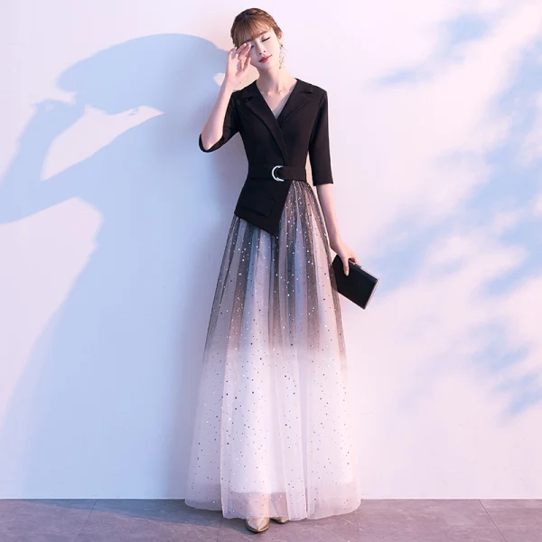 formal dresses 2020 Cloak Sleeves Formal Dress: Elegance and Dramatic Sophistication
