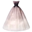 Élégant Dégradé De Couleur Champagne Robe De Bal 2022 Robe Boule Bustier En Dentelle Fleur Sans Manches Dos Nu Longue Robe De Ceremonie
