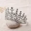 Mode Silver Brudsmycken 2017 Kristall Rhinestone Metall Tiara