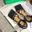 Fashion Summer Green Street Wear Womens Sandals 2021 Pierced Ankle Strap Square Toe 8 cm Stiletto Heels Sandals High Heels