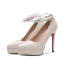 Schöne Schwarz Abend Pumps 2021 Wasserdichte Knöchelriemen 12 cm Stilettos Spitzschuh Pumps Hochhackige