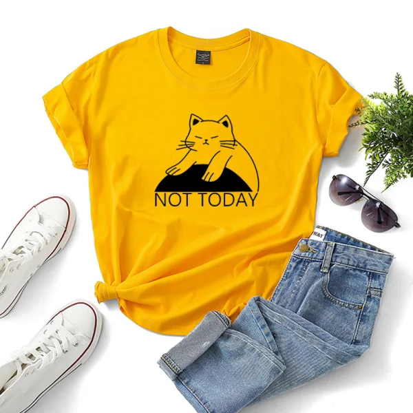 Lovely Casual Summer Loose White Cartoon Cotton Women's Tops 2021 Scoop Neck Short Sleeve T-Shirts