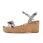 Roman Brown Street Wear Summer Womens Sandals 2021 Ankle Strap Waterproof 6 cm Wedges Open / Peep Toe Sandals High Heels
