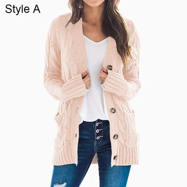 Comfortable Blushing Pink Fall Winter Street Wear Knitting Sweaters 2021 Loose Long Sleeve Women Tops