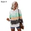 Fashion Tie-dye Fall Winter Multi-Colors Street Wear Sweatshirts 2021 Hooded Loose Long Sleeve Women's Tops