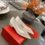 Charming White Rhinestone Leather Wedding Shoes 2021 Lace 7 cm Stiletto Heels Pointed Toe Wedding Pumps High Heels
