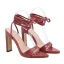 Roman Sexy Black Street Wear Open / Peep Toe Womens Sandals 2021 Ankle Strap 11 cm Thick Heels Sandals High Heels