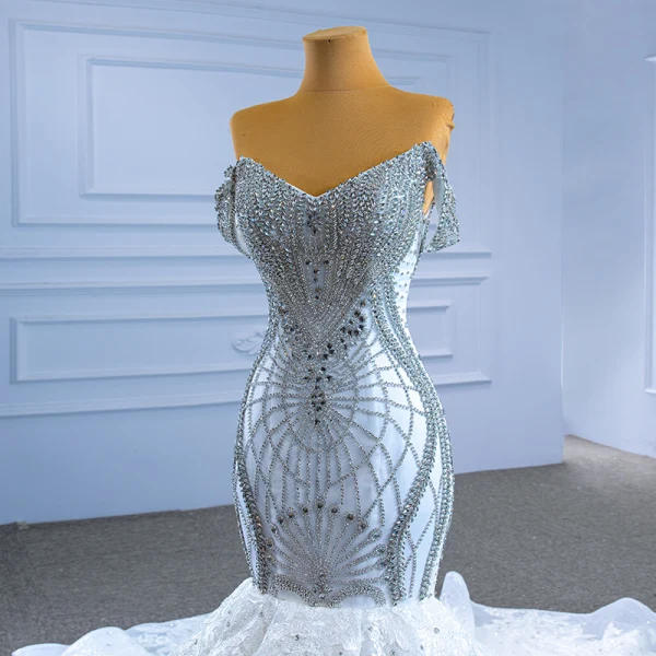 chinese dress ladies Custom link for Krystal Clark----Sweetheart rhinestone mermaid organza –  SofieBridal