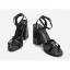 Chic / Beautiful White Street Wear Womens Sandals 2021 Ankle Strap 11 cm Thick Heels Open / Peep Toe Sandals High Heels