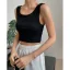 Summer Grey Outdoor Sports Gymnasium Tight  Tank Sweatshirts 2021 U-Neck Sleeveless Backless Women's Tops