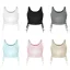 Sexy Summer White Outdoor Sports Gymnasium Tight  Women Tank 2021 Scoop Neck Sleeveless Women's Tops Sweatshirts