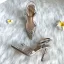 Transparent Sexy Argenté Faux Diamant Soirée Sandales Femme 2021 9 cm Bride Cheville Talons Aiguilles À Bout Pointu Sandales Talons Hauts