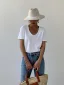 Summer Casual Loose Black Solid Color T-Shirts 2021 Cotton Scoop Neck Short Sleeve Women's Tops T-shirt