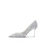 Sparkly Gold Pearl Sequins Wedding Shoes 2022 8 cm Stiletto Heels Pointed Toe Wedding Pumps High Heels