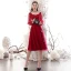 Fashion Black Homecoming Graduation Dresses 2020 A-Line / Princess Star Sequins Square Neckline Long Sleeve Tea-length Formal Dresses