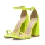 Prisvärd Svarta Casual Sandaler Dam 2020 Ankelband 10 cm Tjocka Klackar Peep Toe Sandaler