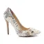 Eleganckie Kość Słoniowa Kryształ Buty Ślubne 2020 Skórzany Perła Rhinestone 11 cm Szpilki Szpiczaste Ślub Czółenka