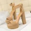 Abordable Noire Club de carnaval Sandales Femme 2020 13 cm Talons Épais Peep Toes / Bout Ouvert Bride Cheville Sandales